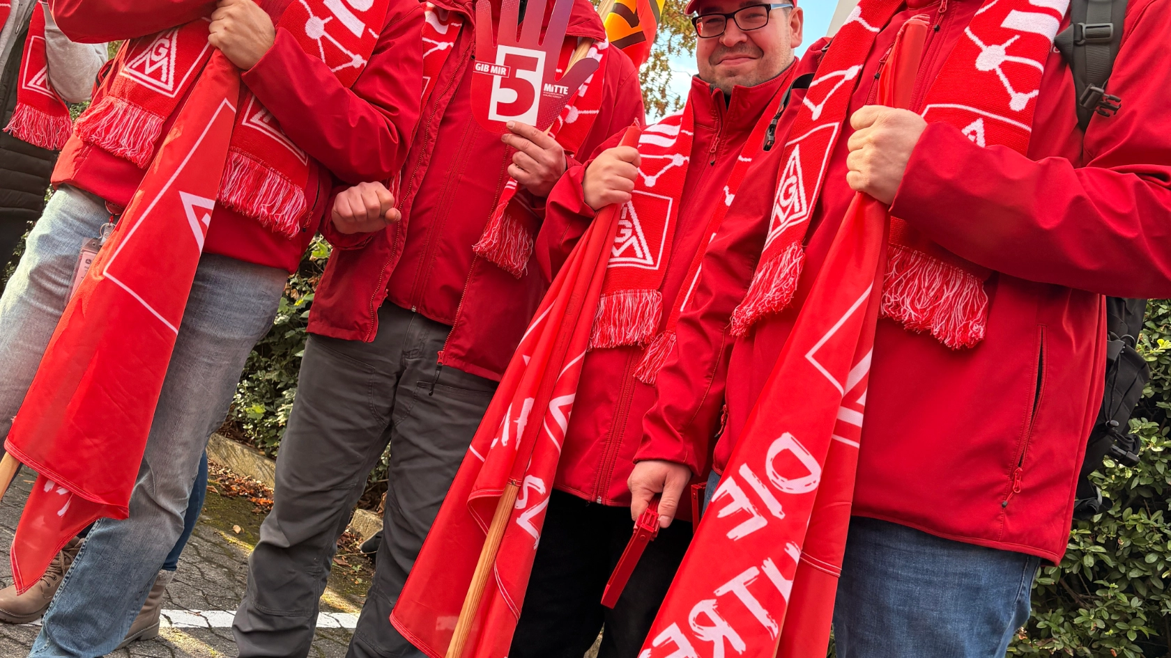 Verhandlungsbegleitende Aktion Frankfurt