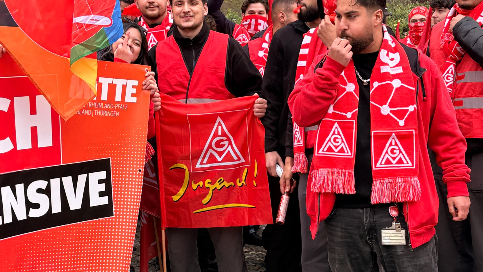 Verhandlungsbegleitende Aktion Frankfurt