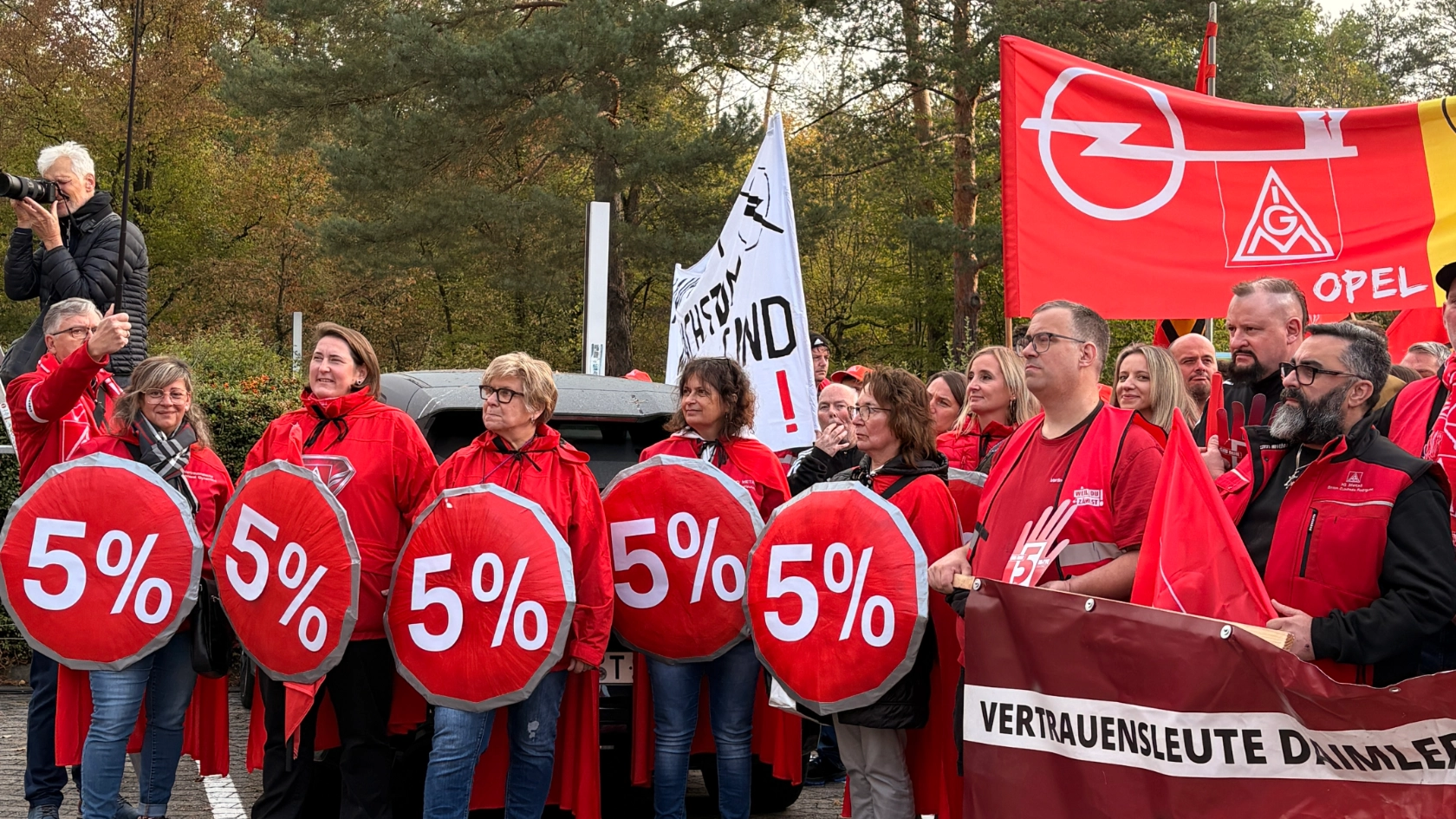 Verhandlungsbegleitende Aktion Frankfurt