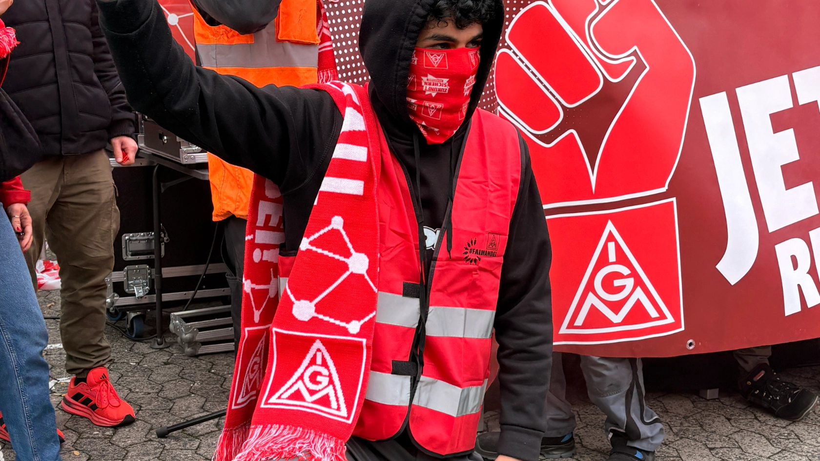 Verhandlungsbegleitende Aktion Frankfurt