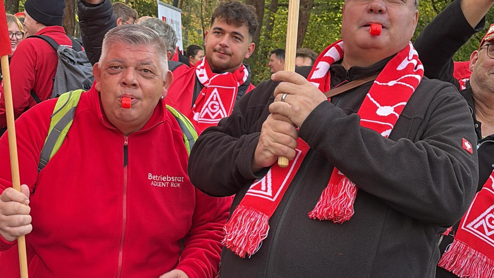Verhandlungsbegleitende Aktion Frankfurt