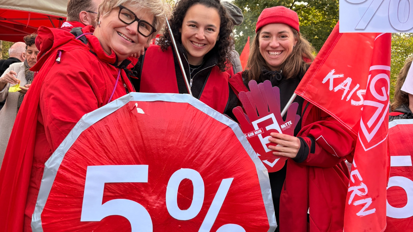 Verhandlungsbegleitende Aktion Frankfurt