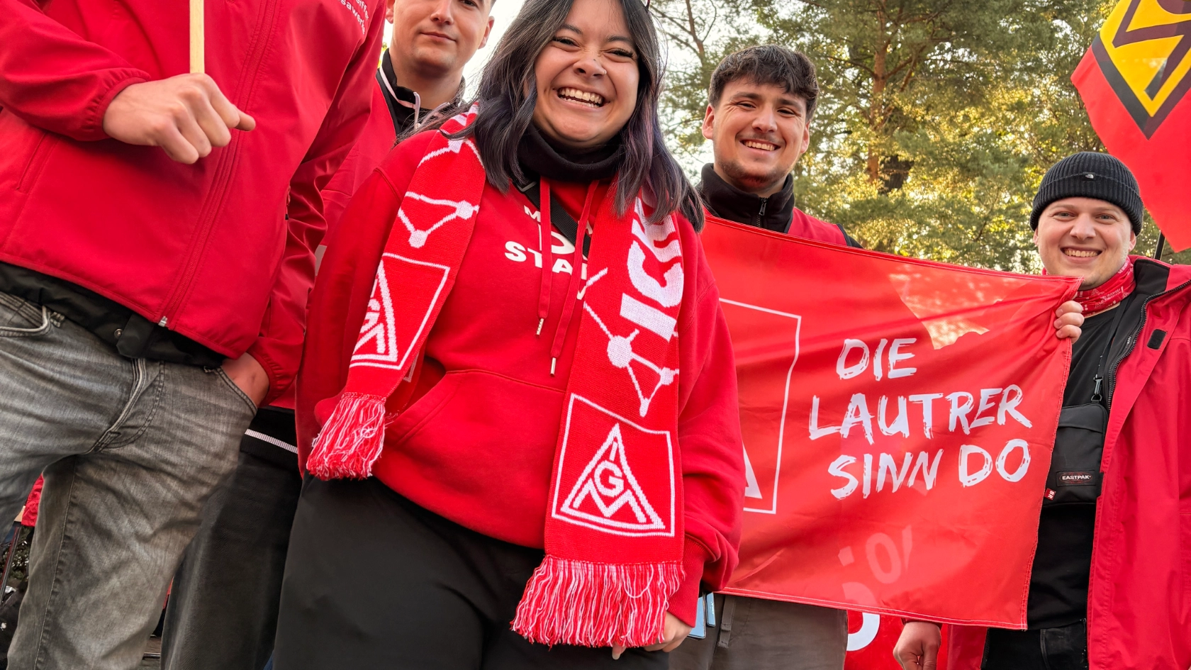 Verhandlungsbegleitende Aktion Frankfurt
