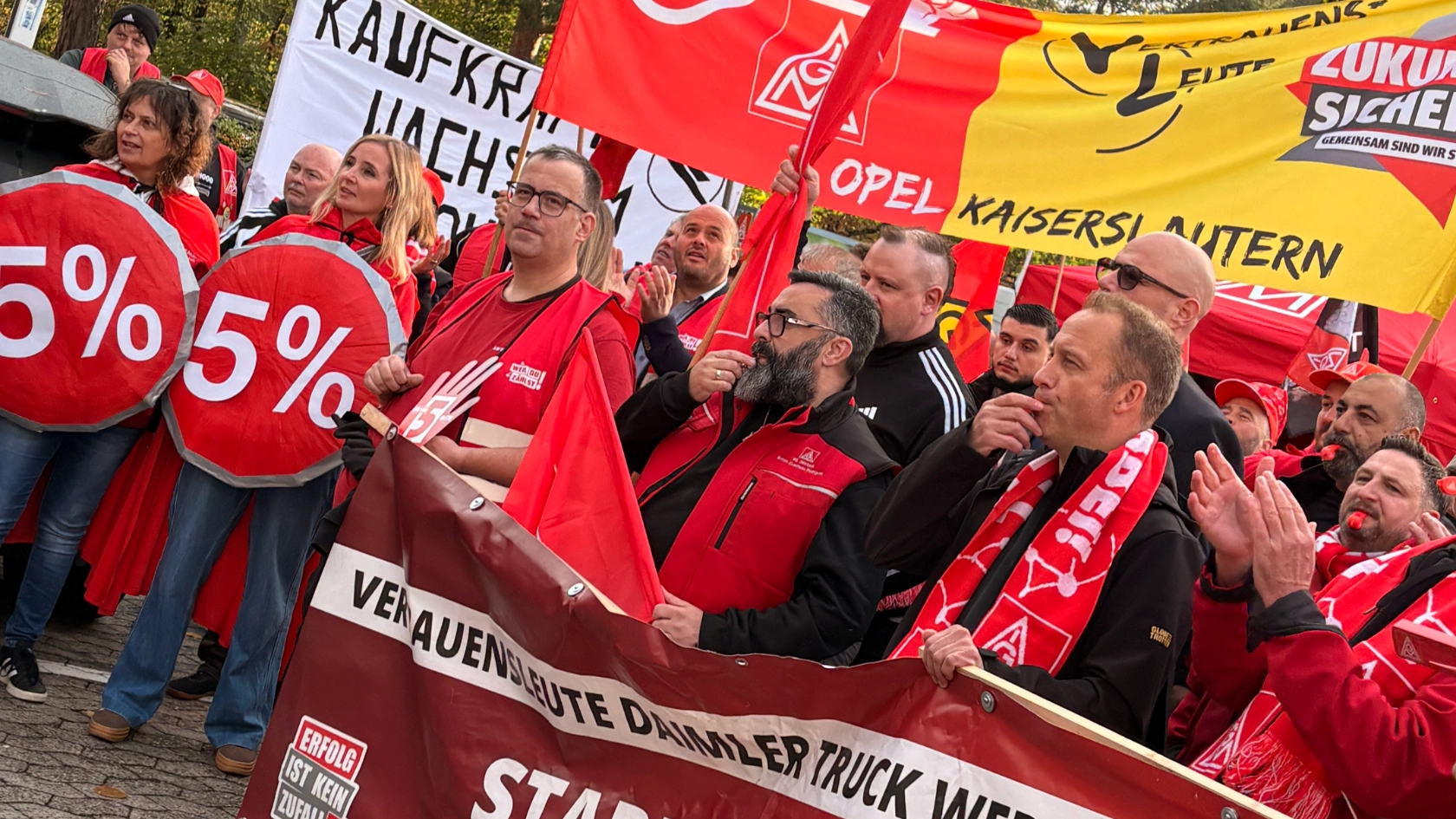Verhandlungsbegleitende Aktion Frankfurt