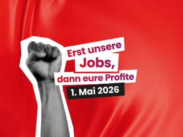 “Erst unsere Jobs, dann eure Profite”