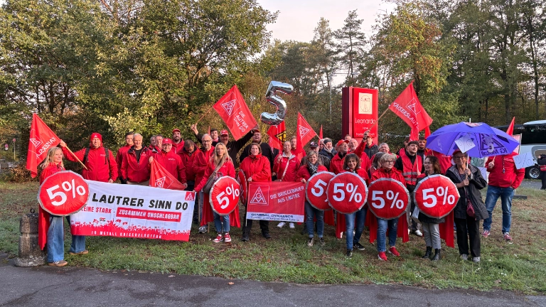 Verhandlungsbegleitende Aktion Frankfurt