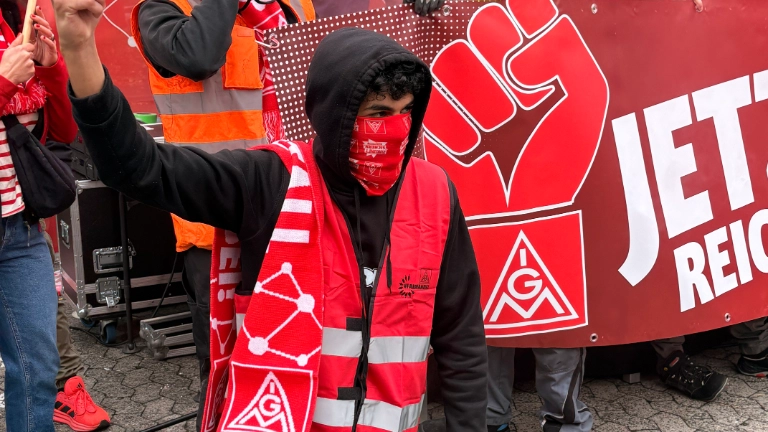 Verhandlungsbegleitende Aktion Frankfurt