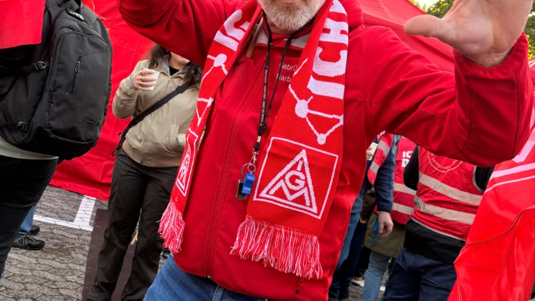 Verhandlungsbegleitende Aktion Frankfurt