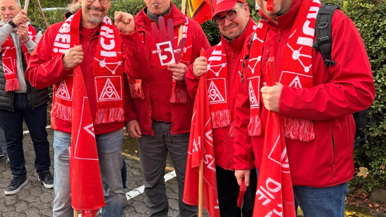 Verhandlungsbegleitende Aktion Frankfurt