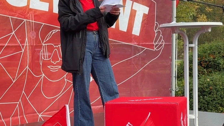 Verhandlungsbegleitende Aktion Frankfurt