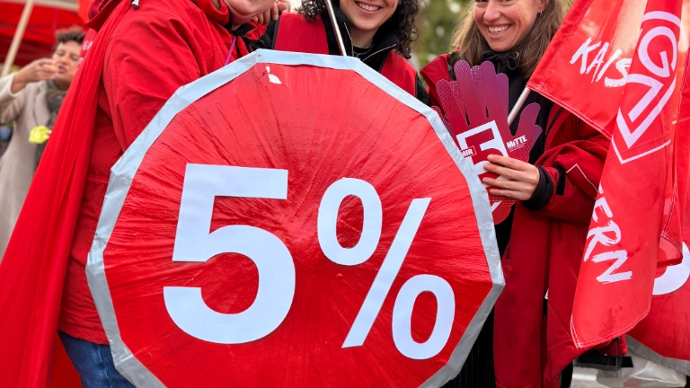 Verhandlungsbegleitende Aktion Frankfurt