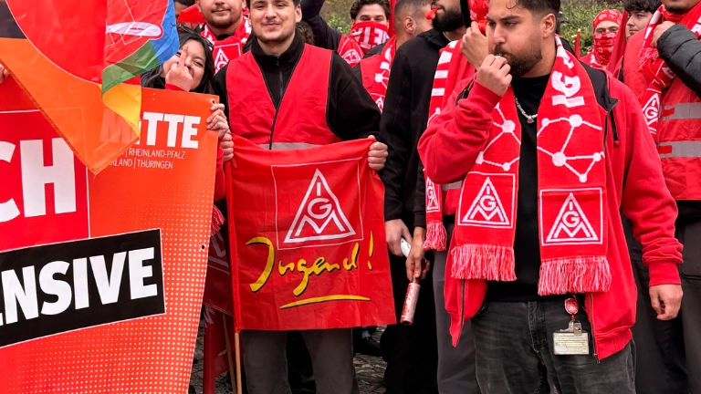 Verhandlungsbegleitende Aktion Frankfurt