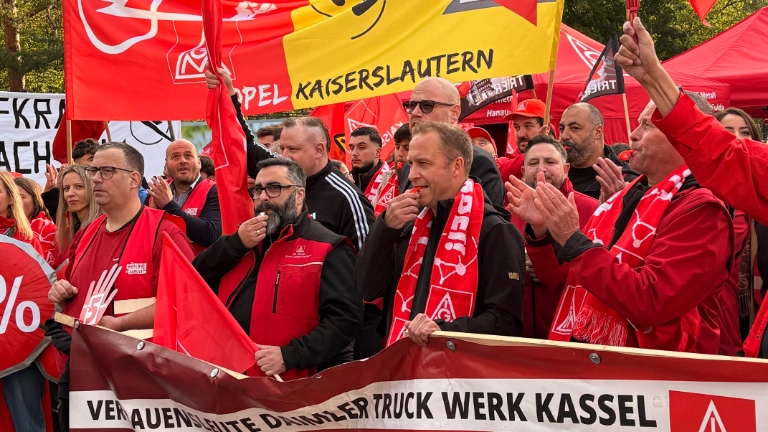Verhandlungsbegleitende Aktion Frankfurt