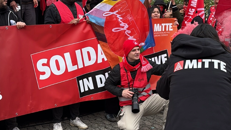 Verhandlungsbegleitende Aktion Frankfurt