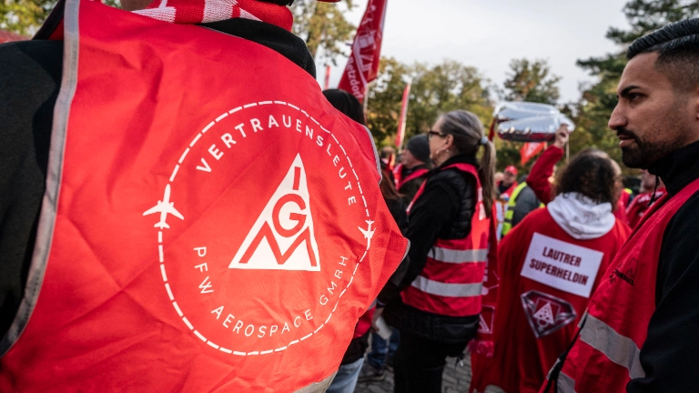 Tarifauftakt Metall-und Elektroindustrie in Frankfurt