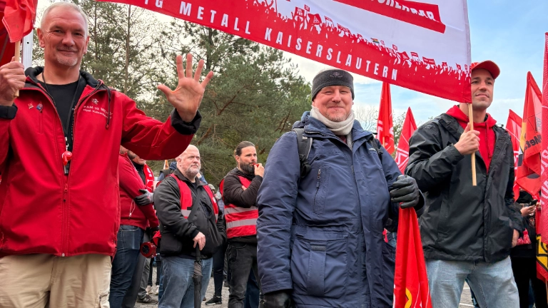 Verhandlungsbegleitende Aktion Frankfurt