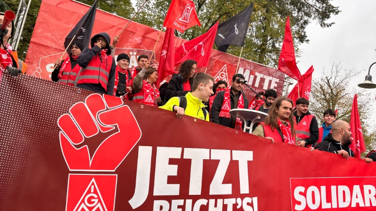 Verhandlungsbegleitende Aktion Frankfurt