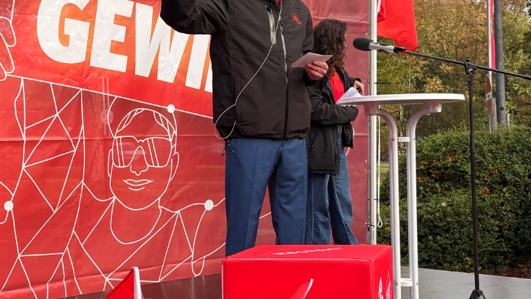 Verhandlungsbegleitende Aktion Frankfurt
